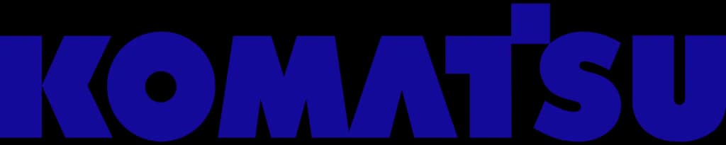 Komatsu company logos. 1024x205