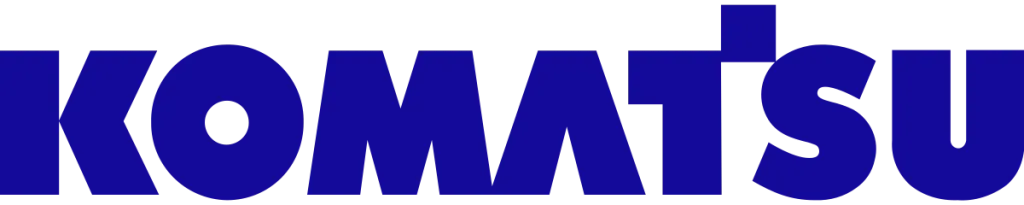 Komatsu company logos. 1024x205